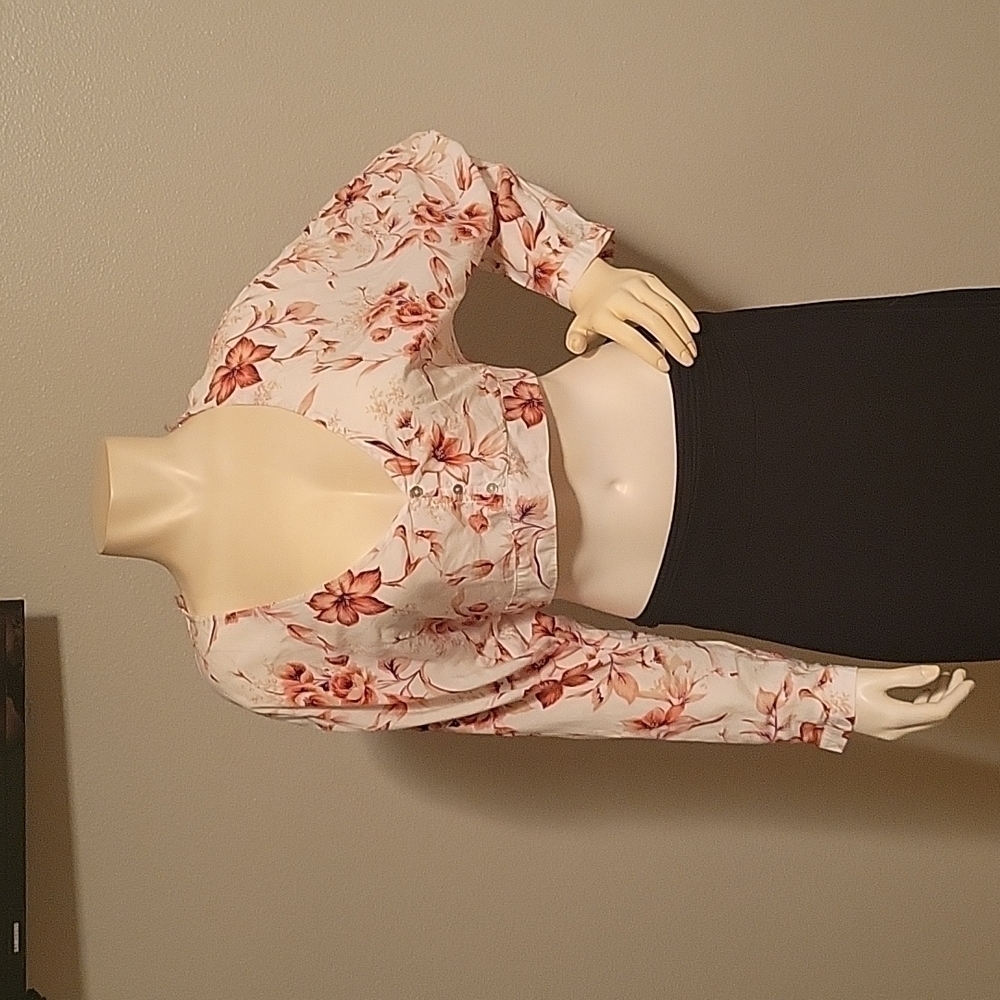 FLORAL summer crop top